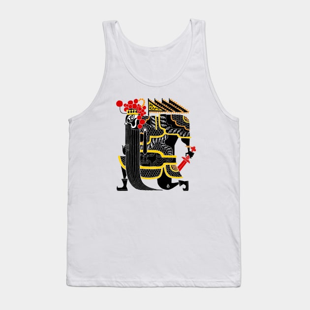 Beijing Opera Tank Top by Jianrong_Lin